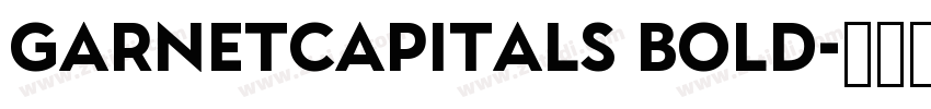 GarnetCapitals Bold字体转换